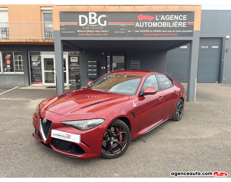 Achat voiture occasion, Auto occasion pas cher | Agence Auto Alfa Romeo Giulia Quadrifoglio Pack Carbone 2.9 V6 BI-TURBO 510 cv T8 Sièges Carbone Véhicule Français Rouge Année 2016 Automatique Essence