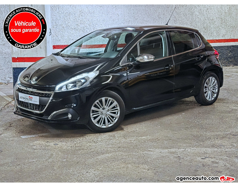 Achat voiture occasion, Auto occasion pas cher | Agence Auto Peugeot 208 1.2 PureTech 110 Allure BVM6 1ère Main Noir Année 2018 Manuelle Essence