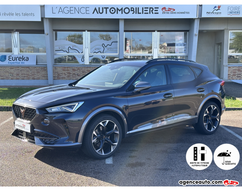 Achat voiture occasion, Auto occasion pas cher | Agence Auto Cupra Formentor 1.5 L TFSI 150 ch DSG7 4th Anniversary Edition/TO Panoramique Ouvrant/Pack Drive Assist L Bleu Année 2022 Automatique Essence