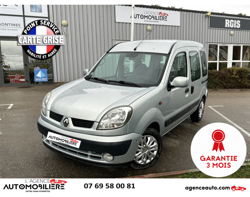 Achat voiture occasion, Auto occasion pas cher | Agence Auto Renault Kangoo 1.5 dCi 80 cv *****GARANTIE 3 MOIS***** Gris Année 2003 Manuelle Diesel
