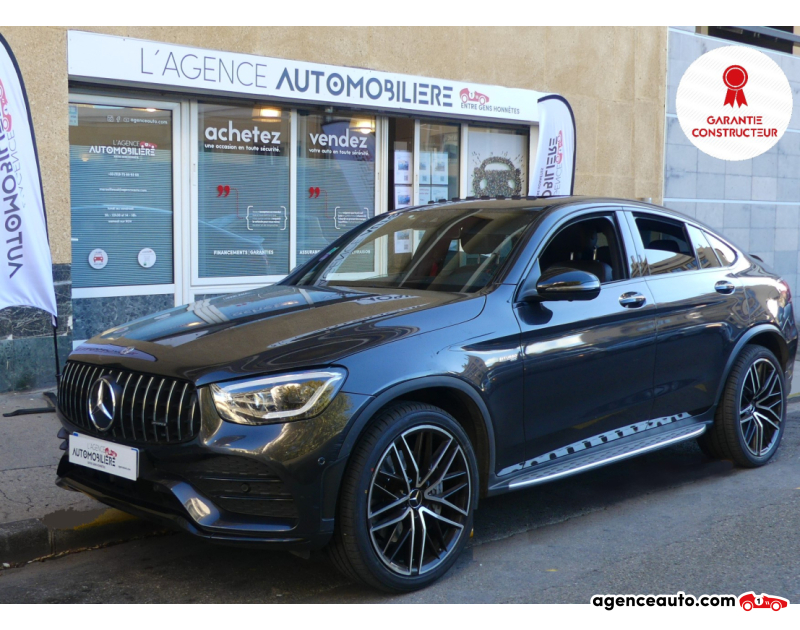 Achat voiture occasion, Auto occasion pas cher | Agence Auto Mercedes Classe GLC Coupé Phase 2 43 AMG 3.0 i V6  4MATIC 9G-TRONIC 390 cv Boîte auto Gris Année 2019 Automatique Essence