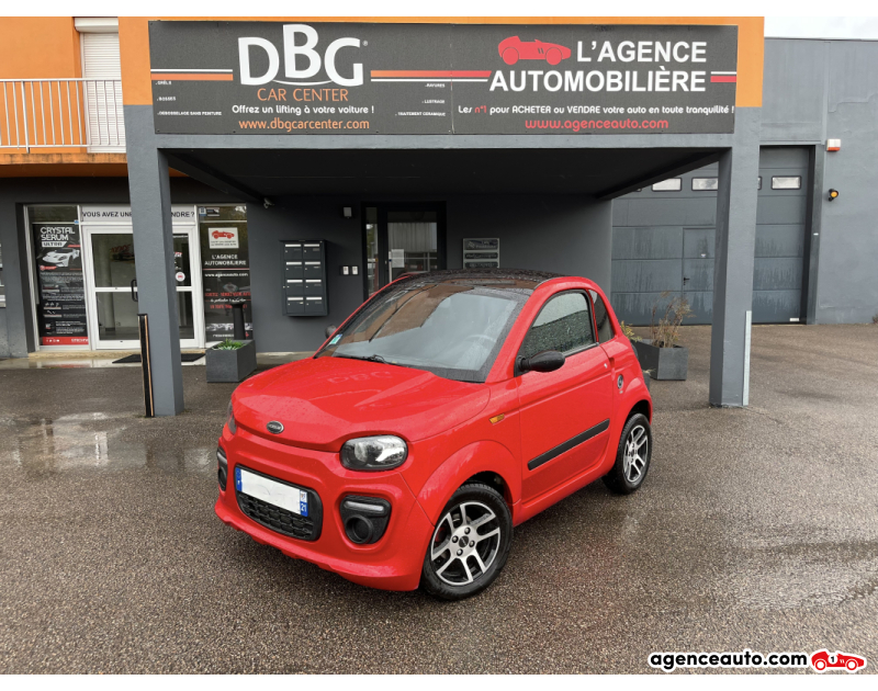 Achat voiture occasion, Auto occasion pas cher | Agence Auto MICROCAR Due Voiture sans permis Microcar Due DCi Rouge Année 2019 Automatique Diesel