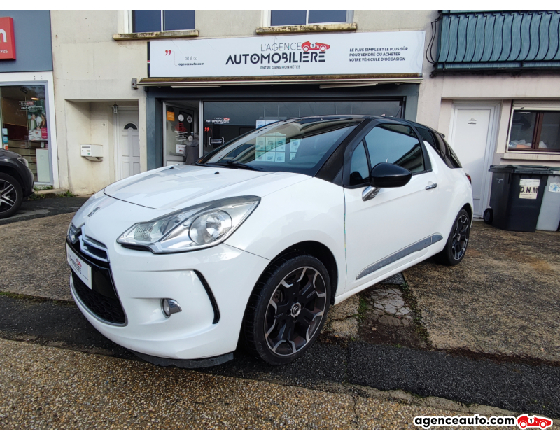 Compra de Coches Usados, Coches Usados Baratos %'|'% Agence Auto Citroen DS3 1.6 THP Sport chic 156 cv Blanc Año 2011 Manuelle Essence