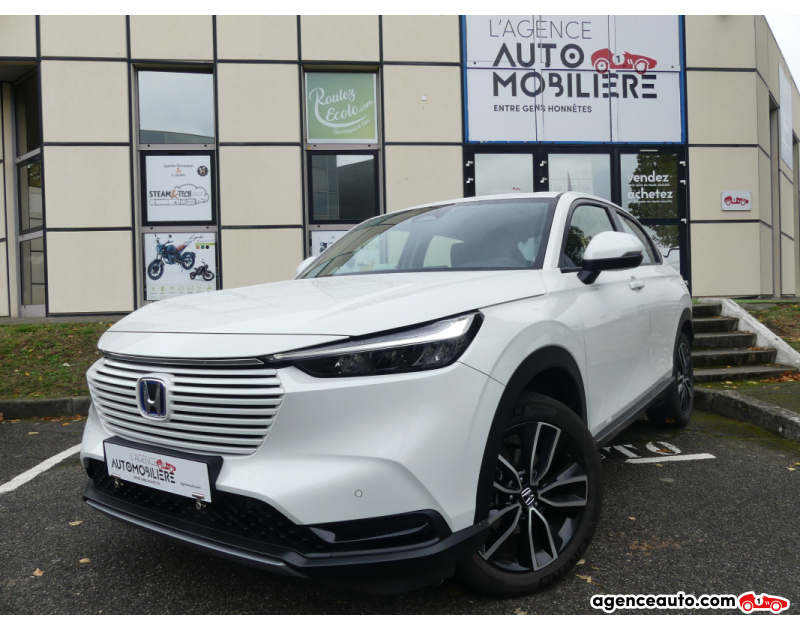 Achat voiture occasion, Auto occasion pas cher | Agence Auto Honda HR-V 1.5 i-MMD 130 e:HEV Executive Blanc Année 2022 Automatique Hybride