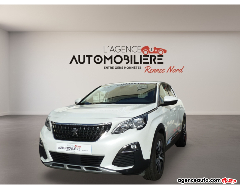 Achat voiture occasion, Auto occasion pas cher | Agence Auto Peugeot 3008 ALLURE 1.2 ESS 130CV S&S BVM6 Blanc Année 2019 Manuelle Essence