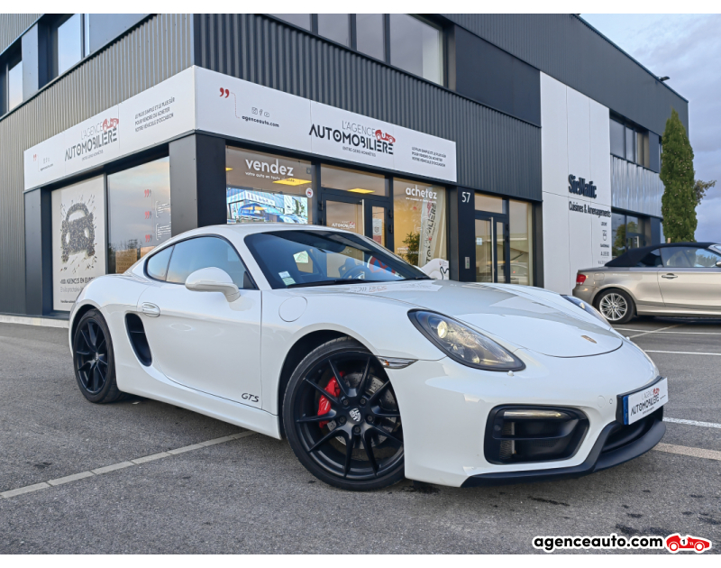 Gebrauchtwagenkauf, Günstige Gebrauchtwagen | Automobilienagentur Porsche Cayman 981 3.4 340 GTS PDK BVA "PORSCHE APPROUVED" Blanc Jahr 2014 Automatique Essence