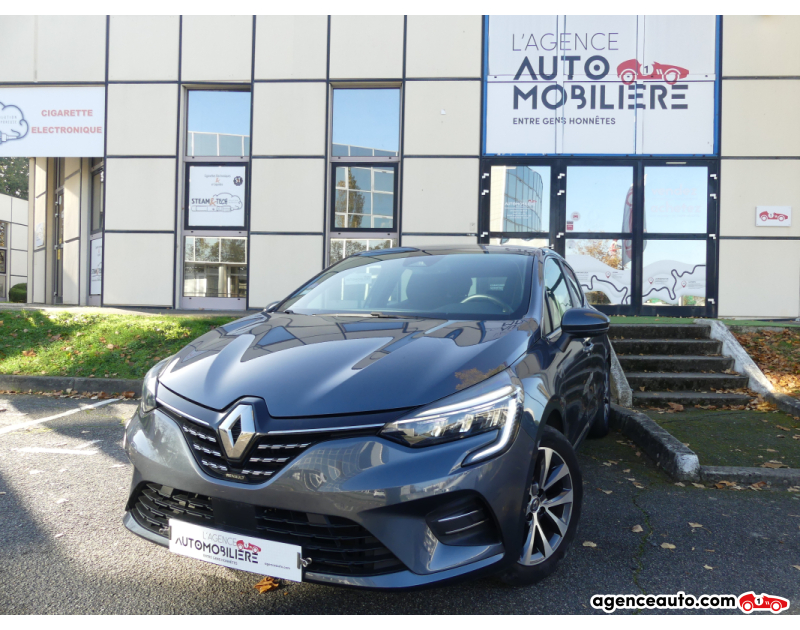 Achat voiture occasion, Auto occasion pas cher | Agence Auto Renault Clio E-Tech 140 Intens Garantie Gris Année 2020 Automatique Hybride