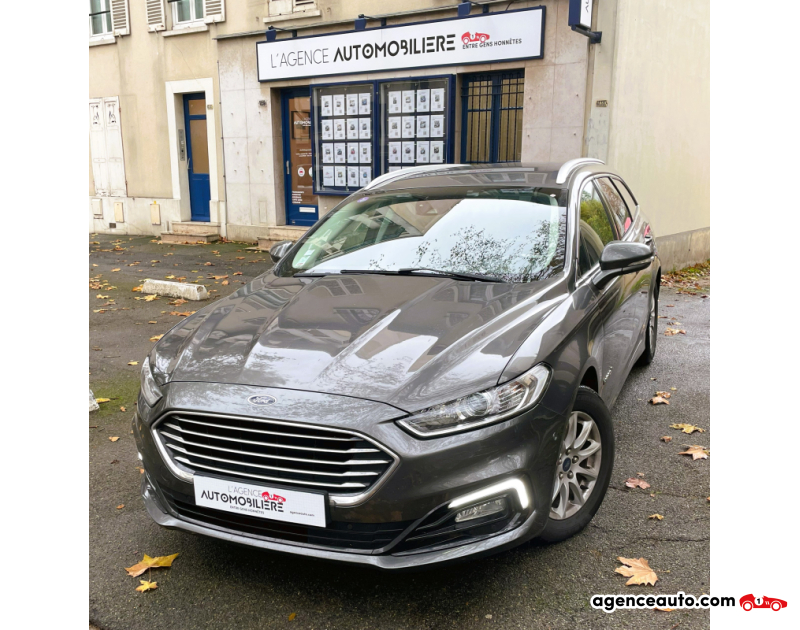 Achat voiture occasion, Auto occasion pas cher | Agence Auto Ford Mondeo 2.0 HYBRID 187H 140 HEV TITANIUM BVA Gris Année 2019 Automatique Hybride