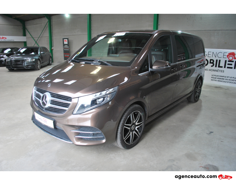 Achat voiture occasion, Auto occasion pas cher | Agence Auto Mercedes Classe V d 4-Matic Exclusive Full Option, Finition AMG Marron Année 2018 Automatique Diesel