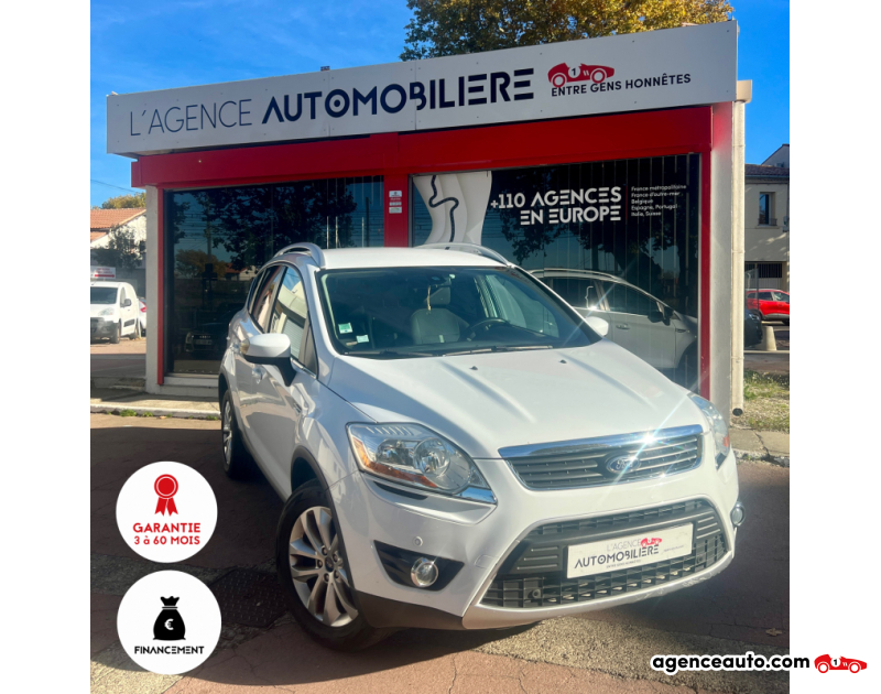 Achat voiture occasion, Auto occasion pas cher | Agence Auto Ford Kuga 2.0 TDCi FAP 140 cv Blanc Année 2011 Manuelle Diesel