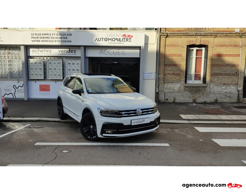 Compra de Carros Usados, Carros Usados Baratos | Auto Immo Volkswagen Tiguan Allspace ALLSPACE 2.0 TDI 150 R-LINE DSG BVA Blanc Ano 2020 Automatique Diesel