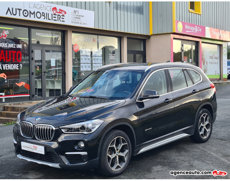 Achat voiture occasion, Auto occasion pas cher | Agence Auto Bmw X1 18D SDRIVE 2.0D 150CV X-LINE Noir Année 2016 Manuelle Diesel