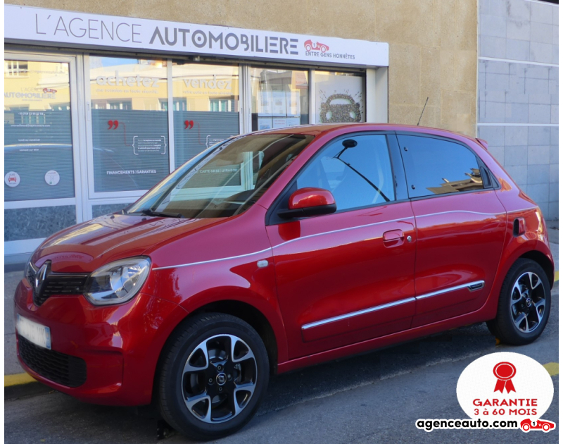 Achat voiture occasion, Auto occasion pas cher | Agence Auto Renault Twingo III Phase 2 0.9 TCe Intens EDC6 S&S 95 cv Boîte auto Rouge Année 2020 Automatique Essence