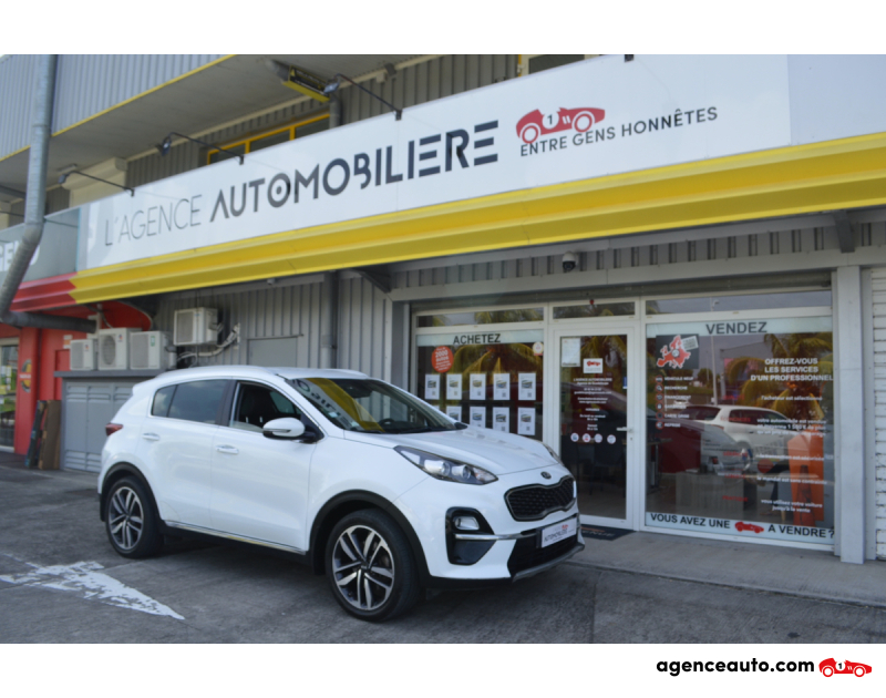 Achat voiture occasion, Auto occasion pas cher | Agence Auto Kia Sportage Sportage 1.6 CRDi 115ch ISG Active 4x2 Blanc Année 2019 Manuelle Diesel