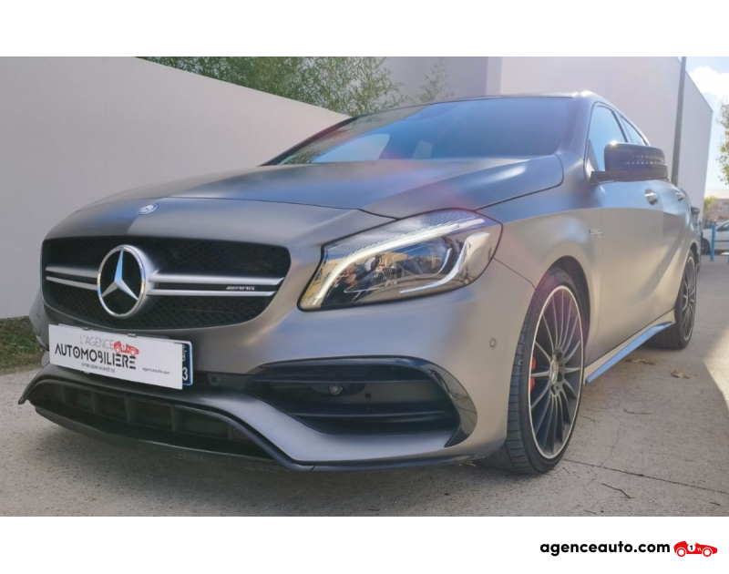 Achat voiture occasion, Auto occasion pas cher | Agence Auto Mercedes Classe A A45 AMG 2.0 Ti 16V 4MATIC 7G-DCT 381 cv Gris Année 2016 Automatique Essence