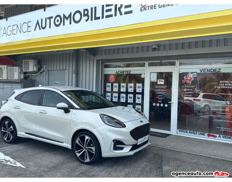 Achat voiture occasion, Auto occasion pas cher | Agence Auto Ford Puma 1.0 EcoBoost 155ch mHEV ST-Line X Ivoire Année 2021 Manuelle Hybride