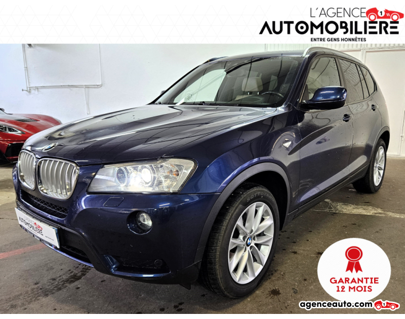 Achat voiture occasion, Auto occasion pas cher | Agence Auto Bmw X3 30d xDrive 3.0 d 258 cv Luxe Bleu Année 2014 Automatique Diesel