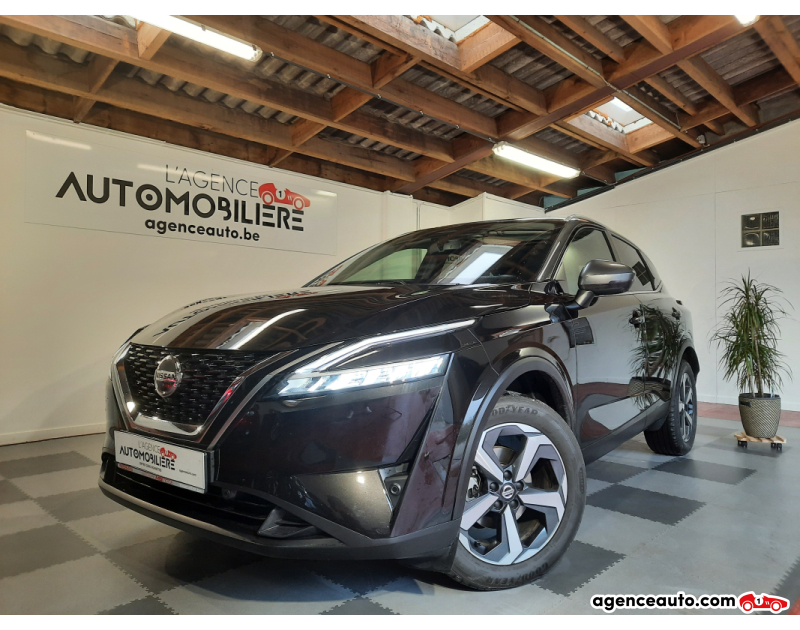 Achat voiture occasion, Auto occasion pas cher | Agence Auto Nissan Qashqai 1.3i DIG-T MHEV 2WD Première Edition 140Ch Boite Manuelle 6V/ Garantie Nissan 09/2026 Noir Année 2021 Manuelle Hybride