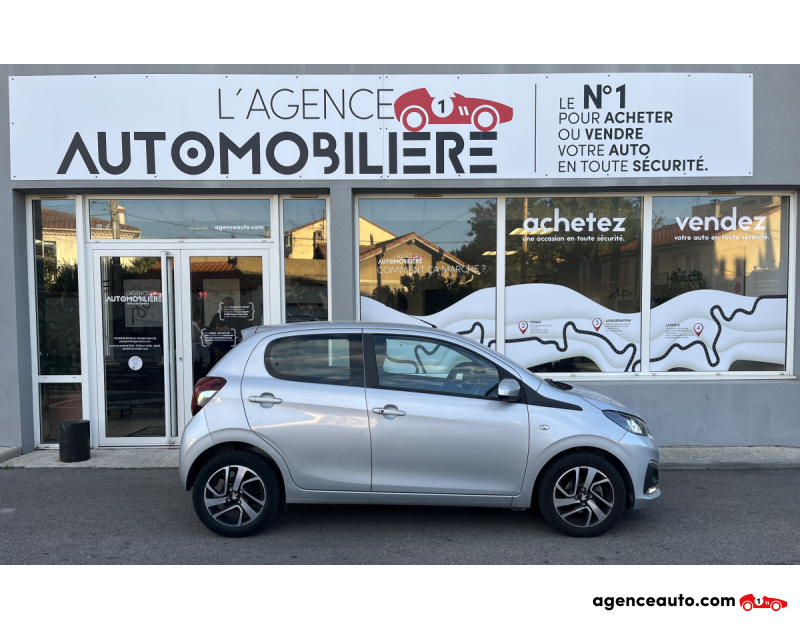 Achat voiture occasion, Auto occasion pas cher | Agence Auto Peugeot 108 1.0 VTI 72 CV ALLURE 1ere Main Gris Année 2021 Manuelle Essence