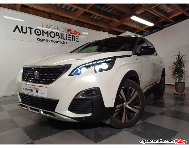 Achat voiture occasion, Auto occasion pas cher | Agence Auto Peugeot 3008 1.5 BlueHDi GT Line 131Ch Boite Automatique *TVA*/ Garantie 12 Mois Blanc Année 2019 Automatique Diesel