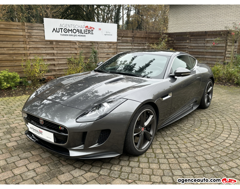 Achat voiture occasion, Auto occasion pas cher | Agence Auto Jaguar F-Type 3,0  S 381PK Gris Année 2016 Automatique Essence