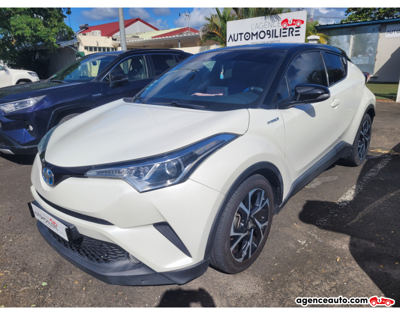 Achat voiture occasion, Auto occasion pas cher | Agence Auto Toyota C-HR 1.8L E-CVT 122CV GRAPHIC Blanc Année 2018 Automatique Hybride