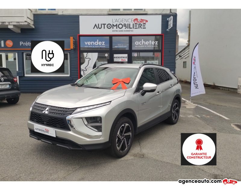 Aankoop Gebruikte Auto, Goedkope Gebruikte Auto | Agence Auto Mitsubishi Eclipse 2.4 188 HYBRIDE RECHARGEABLE 4WD 98ch BVA INVITE (1ère main) Argent Jaar 2022 Automatique Hybride