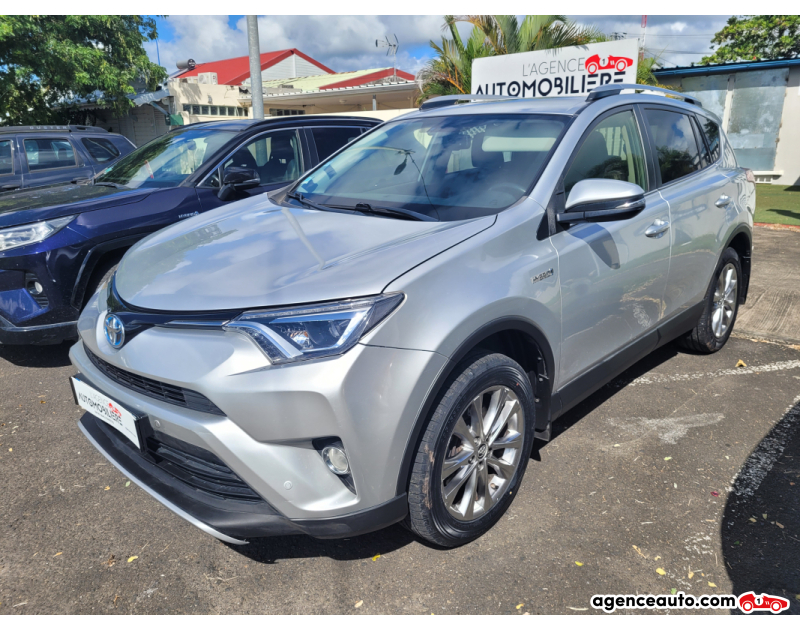 Achat voiture occasion, Auto occasion pas cher | Agence Auto Toyota RAV4 2.5L HYBRID 197CV Gris Année 2016 Automatique Hybride