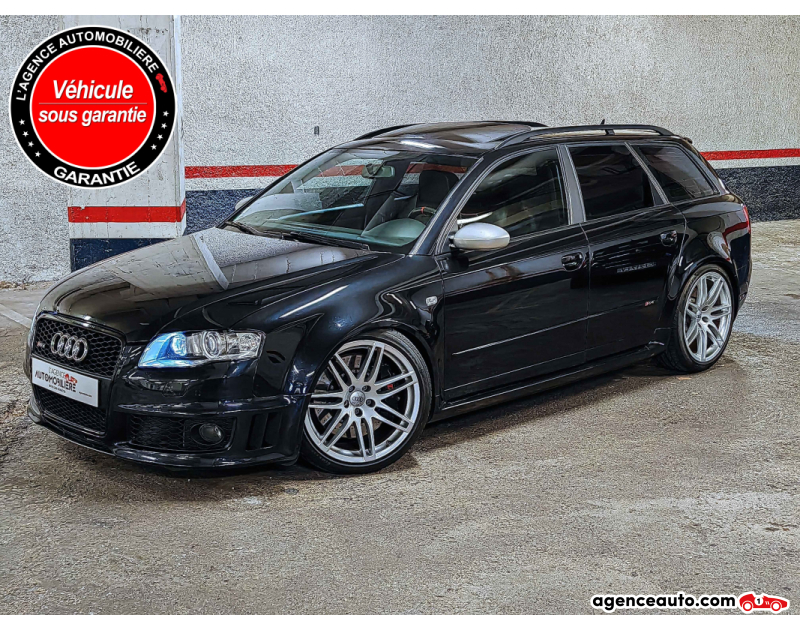 Achat voiture occasion, Auto occasion pas cher | Agence Auto Audi Rs4 Avant III 4.2 V8 FSi 420 Quattro BVM6 TO Elec Noir Année 2007 Manuelle Essence