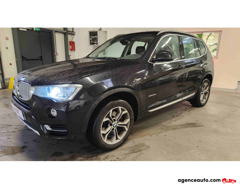 Achat voiture occasion, Auto occasion pas cher | Agence Auto Bmw X3 xDrive30d 258ch xLine Noir Année 2016 Automatique Diesel