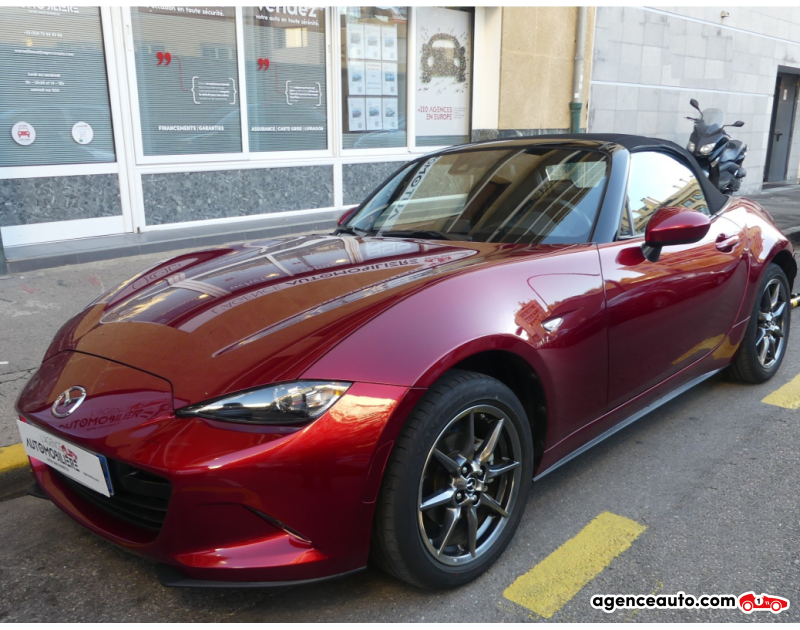 Achat voiture occasion, Auto occasion pas cher | Agence Auto Mazda MX-5 IV (ND) ST 1.5 i Skyactiv-G Cabriolet 16V 132 cv Selection Rouge Année 2019 Manuelle Essence