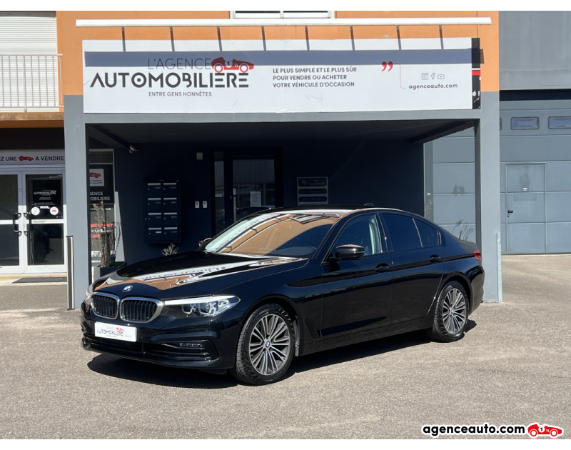 Achat voiture occasion, Auto occasion pas cher | Agence Auto Bmw Série 5 G30 520i 184 CV Sportline Noir Année 2020 Automatique Essence