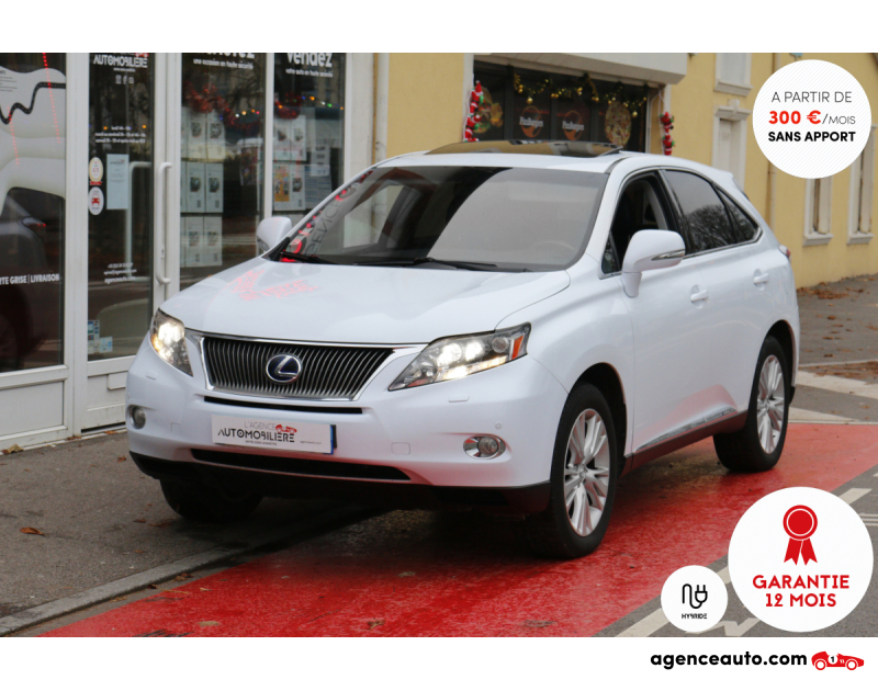 Achat voiture occasion, Auto occasion pas cher | Agence Auto Lexus RX 450h 250 Pack President Tech DYN Hybrid (Toit ouvrant, Sièges élec. chauff & vent...) Blanc Année 2009 Automatique Hybride