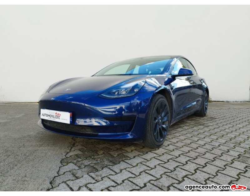 Achat voiture occasion, Auto occasion pas cher | Agence Auto Tesla Model 3 TESLA MODEL 3 2022  PROPULSION  283 ch Garantie Bleu Année 2022 Automatique Électrique