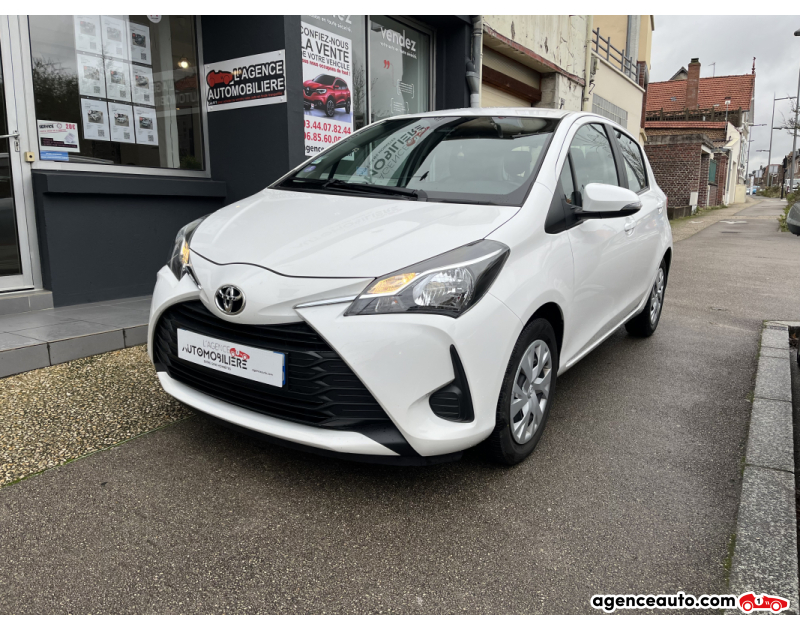Achat voiture occasion, Auto occasion pas cher | Agence Auto Toyota Yaris 70 VVT-I FRANCE CONNECT CARPLAY Blanc Année 2020 Manuelle Essence