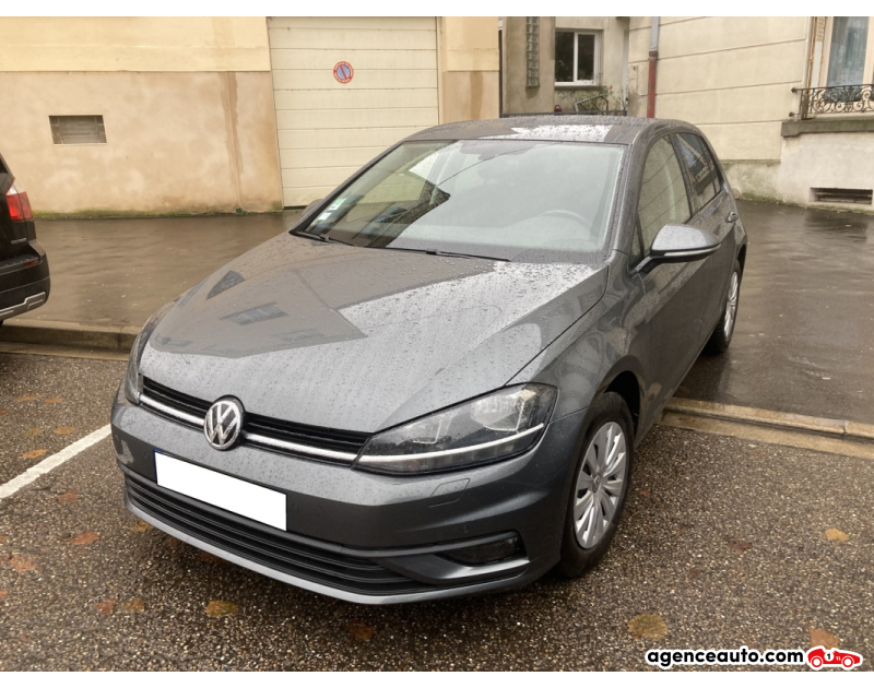 Achat voiture occasion, Auto occasion pas cher | Agence Auto Volkswagen Golf 1.6 TDI 115 ch bluemotion technology confortline 5 portes phase 2 Gris Année 2019 Manuelle Diesel