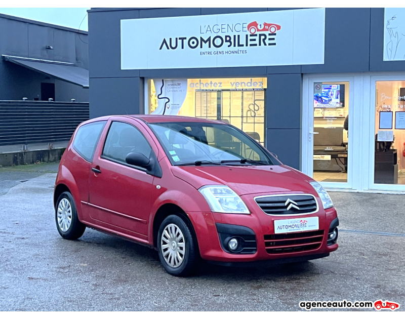 Achat voiture occasion, Auto occasion pas cher | Agence Auto Citroen C2 1.4 Hdi 70 ch Collection BVM5 Rouge Année 2009 Manuelle Diesel