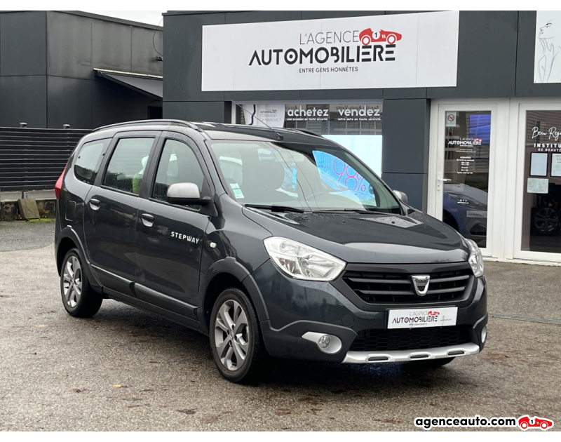 Achat voiture occasion, Auto occasion pas cher | Agence Auto Dacia Lodgy 1.5 dCi 110 ch STEPWAY BVM6 - 7 PLACES Gris Année 2017 Manuelle Diesel