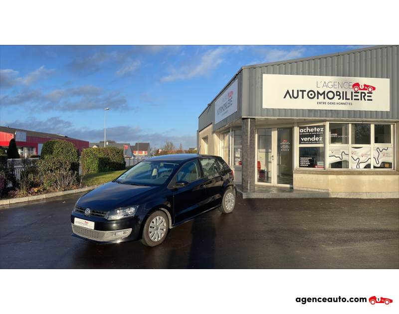 Achat voiture occasion, Auto occasion pas cher | Agence Auto Volkswagen Polo 1.6 TDI 75 CONFORT LINE Noir Année 2010 Manuelle Diesel