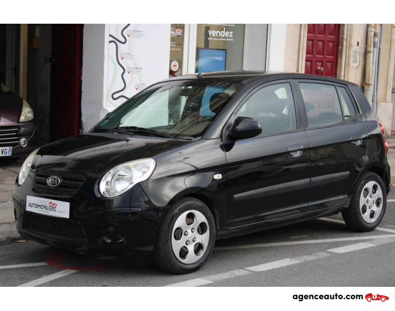 Achat voiture occasion, Auto occasion pas cher | Agence Auto Kia Picanto Picanto 1.1L CRDi 75 Motion (Entretien à jour, Clim ...) Noir Année 2008 Manuelle Diesel