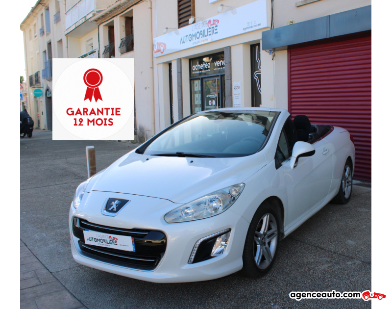 Achat voiture occasion, Auto occasion pas cher | Agence Auto Peugeot 308 CC 2.0 HDi 163ch Sport Pack ( Distribution remplacée en Décembre 2023 ) Blanc Année 2012 Manuelle Diesel