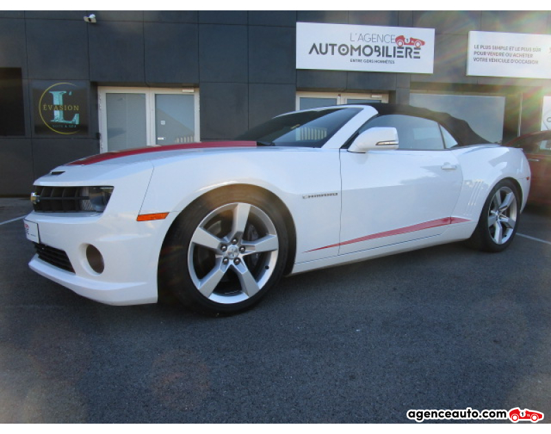 Gebrauchtwagenkauf, Günstige Gebrauchtwagen | Automobilienagentur Chevrolet Camaro 6.2L Cabriolet V8 405 Cv BVA6 Europe Blanc Jahr 2011 Automatique Essence