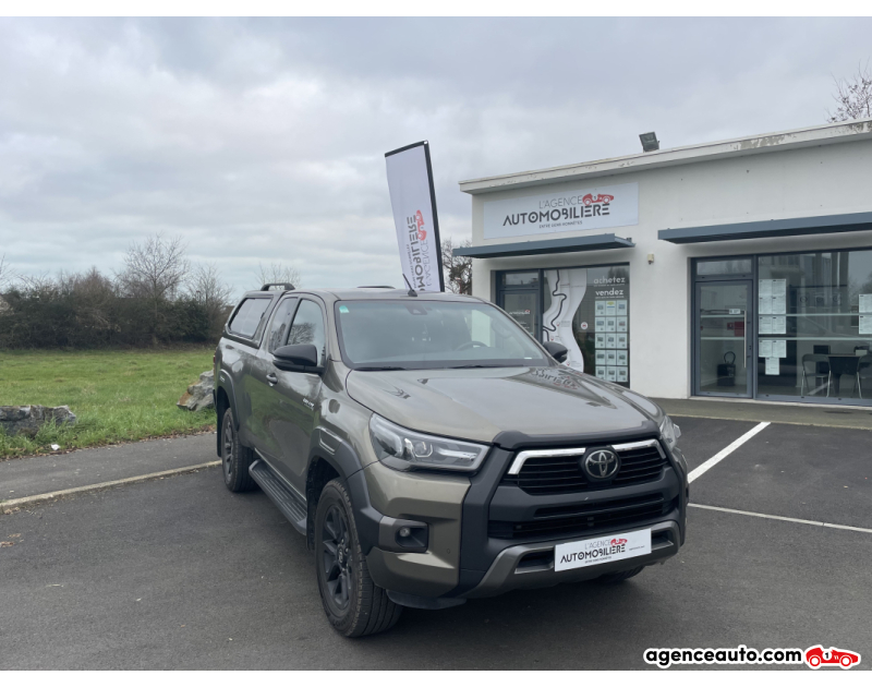 Achat voiture occasion, Auto occasion pas cher | Agence Auto Toyota Hilux XTRA CABINE 2.8 D4D 205 INVINCIBLE Vert Année 2021 Automatique Diesel