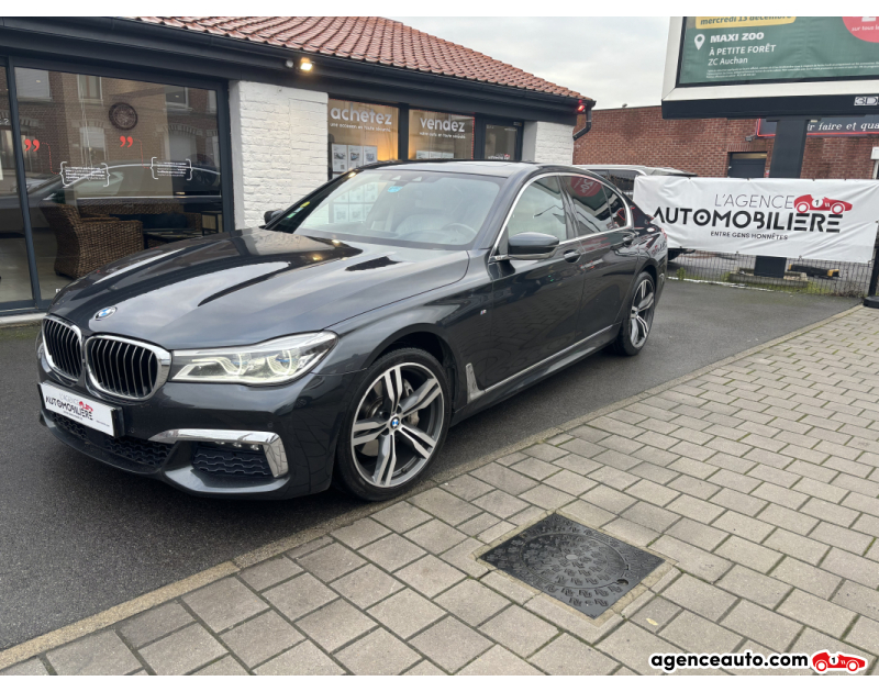 Achat voiture occasion, Auto occasion pas cher | Agence Auto Bmw Série 7 (G11) 730D XDRIVE 265 M SPORT BVA8 Gris Année 2015 Automatique Diesel
