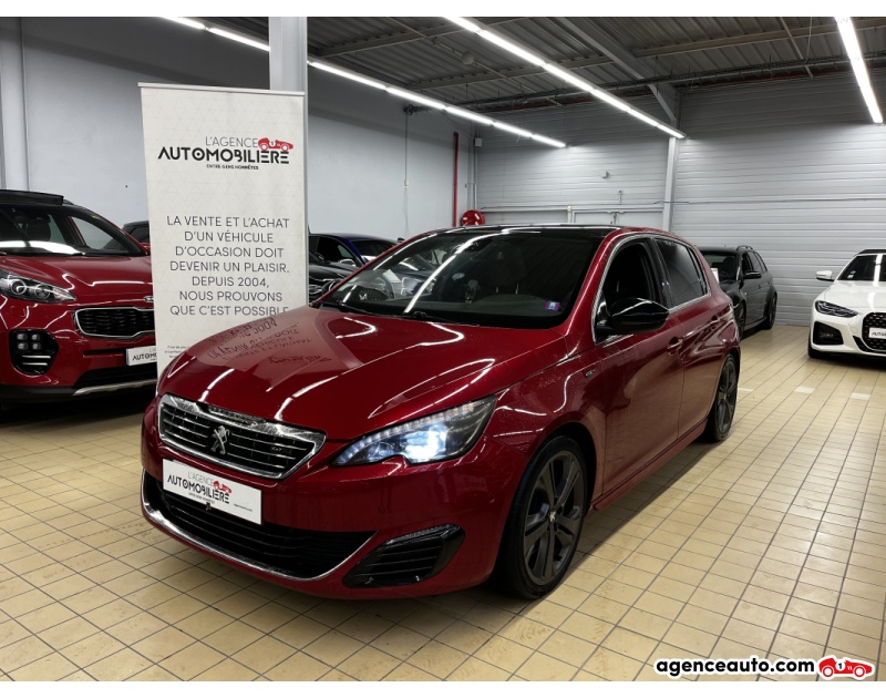 Achat voiture occasion, Auto occasion pas cher | Agence Auto Peugeot 308 2.0 BLUEHDI 180 GT BVA START-STOP Rouge Année 2017 Automatique Diesel