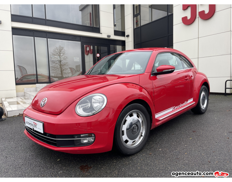 Achat voiture occasion, Auto occasion pas cher | Agence Auto Volkswagen New beetle 1.6 TDI 105 VINTAGE Rouge Année 2012 Manuelle Diesel