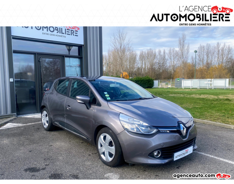 Achat voiture occasion, Auto occasion pas cher | Agence Auto Renault Clio 1.5 DCI INTENS 90CV Gris Année 2014 Manuelle Diesel