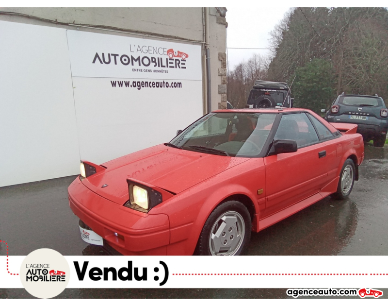 Achat voiture occasion, Auto occasion pas cher | Agence Auto Toyota MR2 1,6 16S MK1 Rouge Année 1986 Manuelle Essence