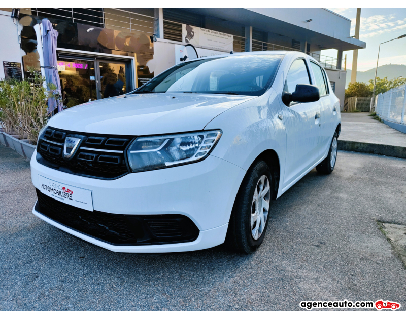 Compra de Coches Usados, Coches Usados Baratos %'|'% Agence Auto Dacia Sandero 1.0 SCE 75 AMBIANCE Blanc Año 2018 Manuelle Essence