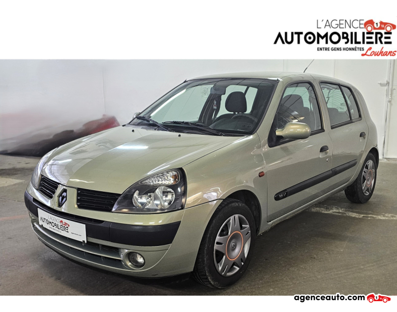 Compra de Coches Usados, Coches Usados Baratos %'|'% Agence Auto Renault Clio 1.2 75 EXPRESSION CLIM Vert Año 2001 Manuelle Essence